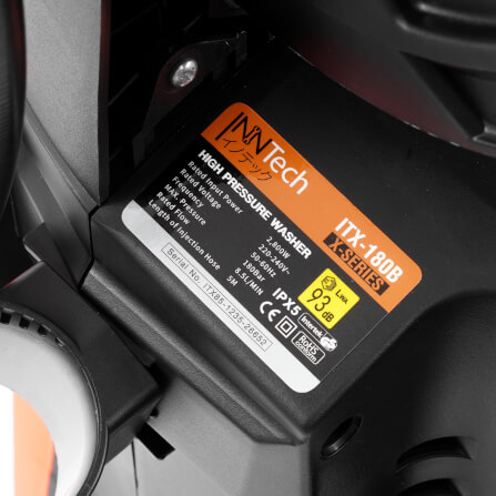 เครื่องฉีดน้ำแรงดันสูง InnTech รุ่น ITX-180B 180 บาร์ 2800 วัตต์_6